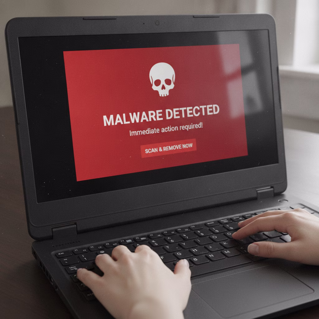 hw-sw-causa-1-virus.avif El sistema se infecta con virus o malware y se vuelve inservible